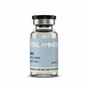 nad+ 500HPLC purity test report for Vital Aminos NAD+ 500mg, verifying research-grade purity for Batch 11949.mg